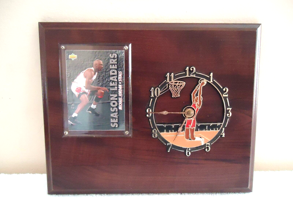 Vintage 1983 Ramar Jordan Wooden Wall Clock Card