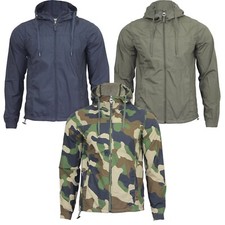 Alcott Men's Windproof Lightweight Long Sleeve Hooded Windbreaker Summer Jacket