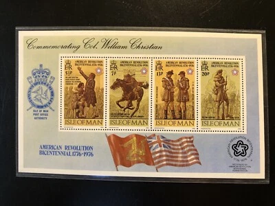 INTERNAT’ COMM’ STAMP SHEET: Honoring an American Patriot,Col. William Christian - Image 1 of 4