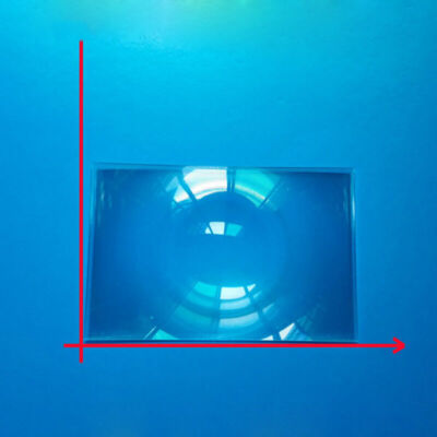 Lentille De Fresnel PMMA 100x70 Mm - Focale 100 Mm Pour Projecteur DIY, Concentrateur Solaire Et Loupe