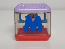 VINTAGE FISHER PRICE PEEK A BLOCKS SENSORY REPLACEMENT BLOCK  AIRPLANE LETTER M 