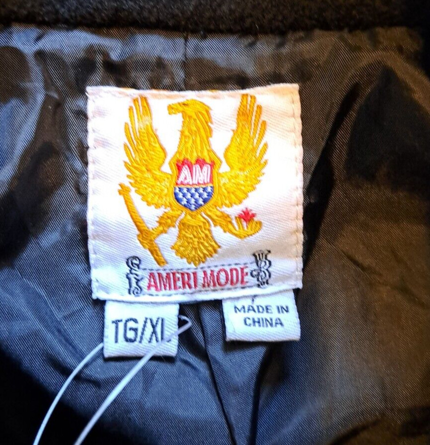 NWT Vtg AMERI MODE Black PNW-theme Jacket XL (FIT… - image 6