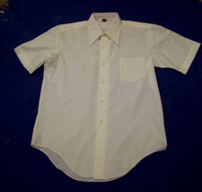 Men's Vintage Fifth Avenue Shirt - 16 - Yellow - See Measurements  Description