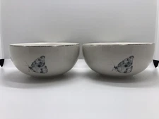 Butterfly Bowls Cereal Soup Farmhouse Country Cottage￼ Harry & David 2014 Rare
