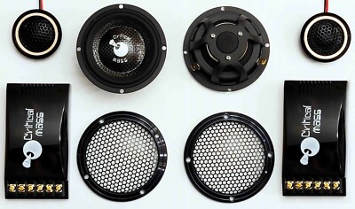 CRITICAL MASS 3.5'' AUDIO COMPONENT JL BEST SPEAKERS FOCAL ADS MOREL SQ USA 2WAY