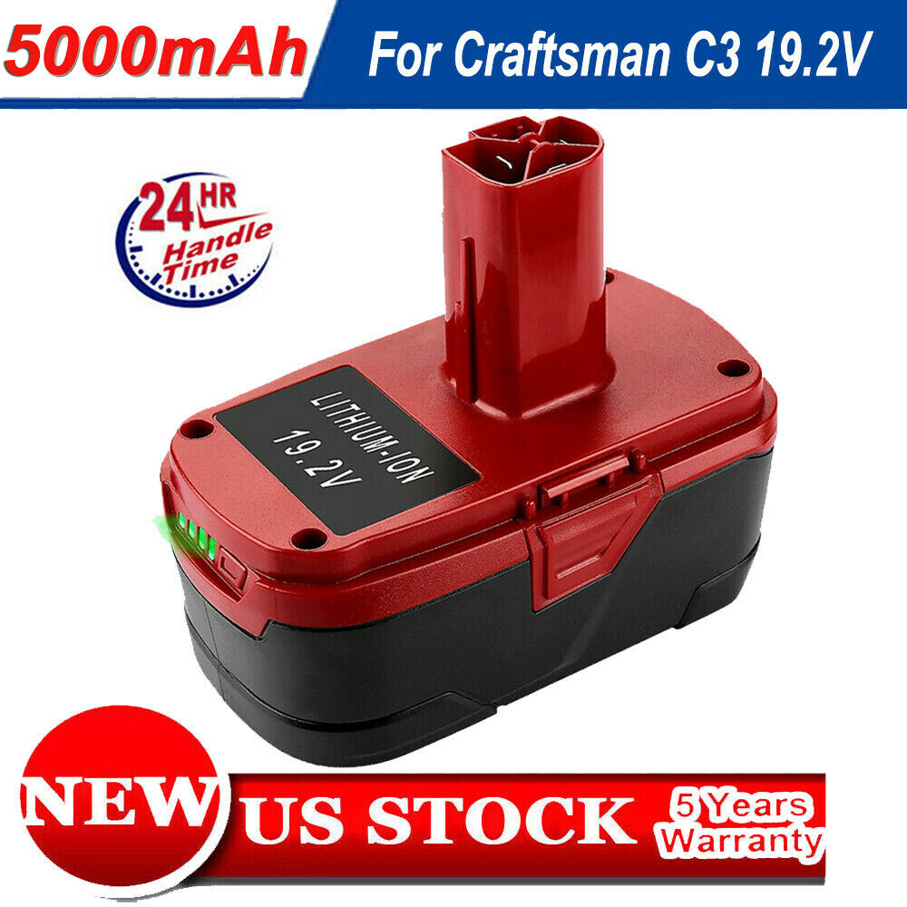 NEW C3 5000mAh For Craftsman 20V Lithium Ion Battery 11376 11375 PP2030 Tools