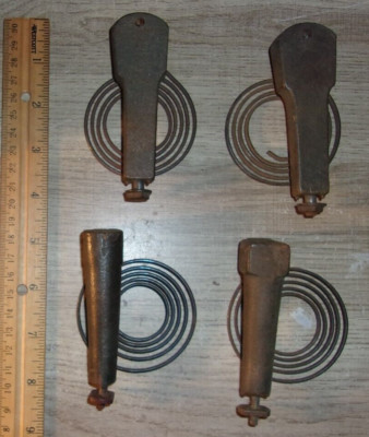 Lot of 4 Antique Clock Chime Gongs