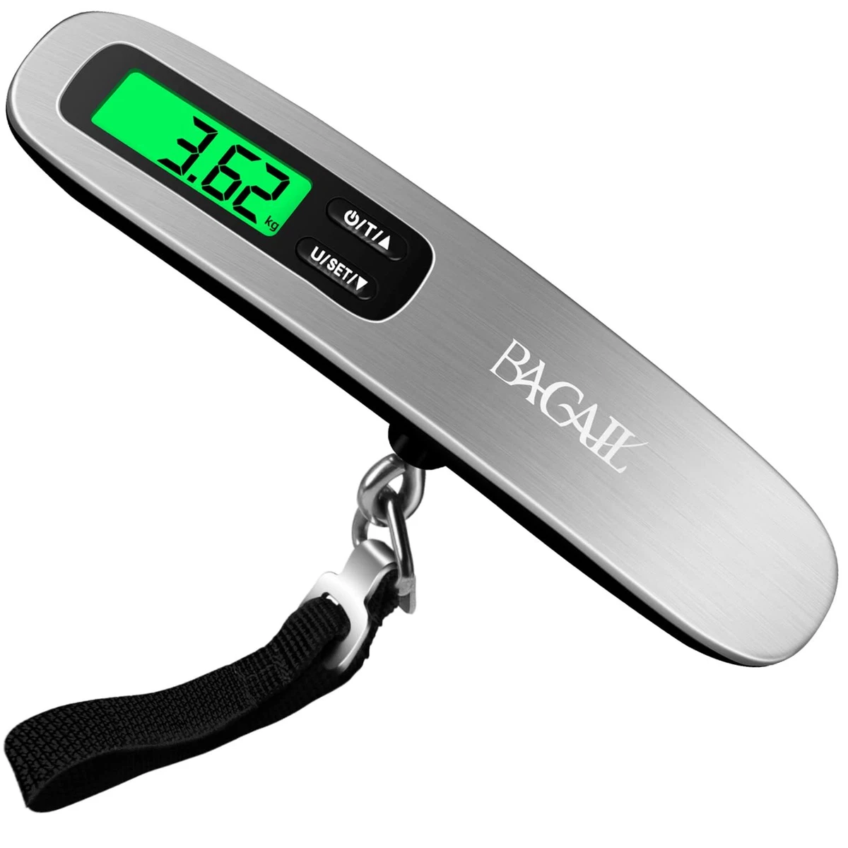 3 Pieces Digital Travel Luggage Scale 110 Lbs Hand Held Digital Weight  Suitcase Scale Portable Baggage Travel Bag Scale with Hook, Battery Included