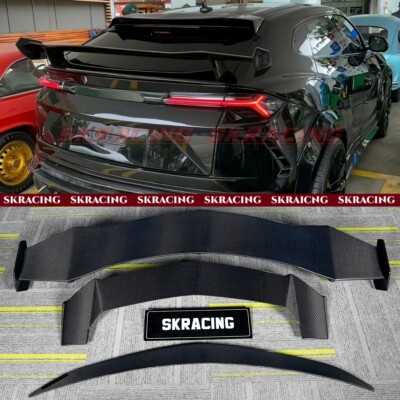 For Lamborghini URUS 18-24 Carbon Fiber/Foged Carbon Rear Spoiler Wing Body Kit