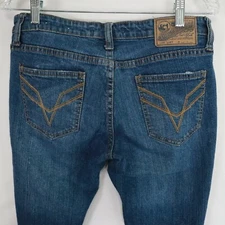 Vigoss Studio Jeans Womens 29 Manhattan Skinny Low Rise Stretch Flex Denim Blue