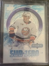 Arnaud Durandeau Rookie   2023-24 Ud Ice Hockey Sub-zero Sz-37  568/799