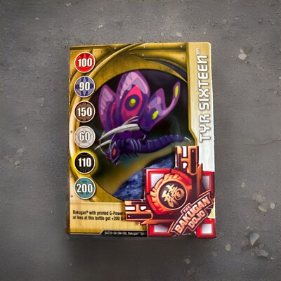 Bakugan New Vestroia | Tyr Sixteen   Gold Gate | Darkus Atchibee | 9/48ah