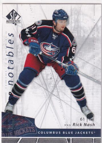 06/07 UD SP AUTHENTIC RICK NASH NOTABLES BASE CARD /999 #149