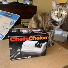 Chefs Choice Electric Knife Sharpener 310 Diamond Hone - Tested Works