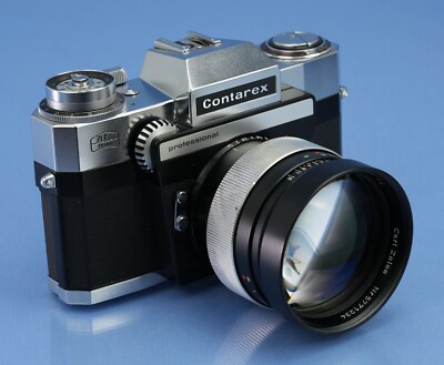 CONTAREX PROFESSIONAL CHROME CAMERA +ZEISS 85MM F1.4 PLANAR T