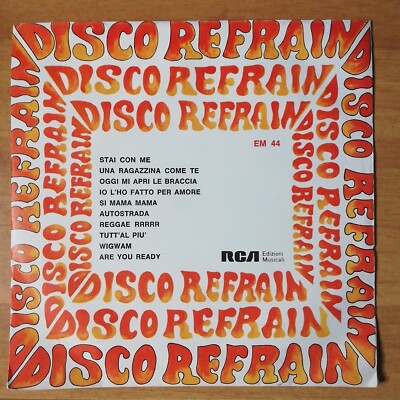 Bronzeballett, Pfau, Mal, Nada, Carrà, Pravo. Refrain Disc N 44. Neu.