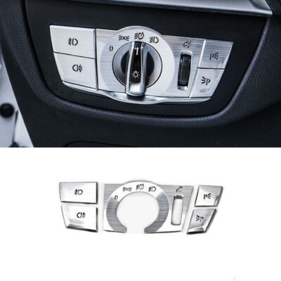 For BMW X3 G01 X4 G02 18-2021 Silver Aluminum Central Console Multimedia Button