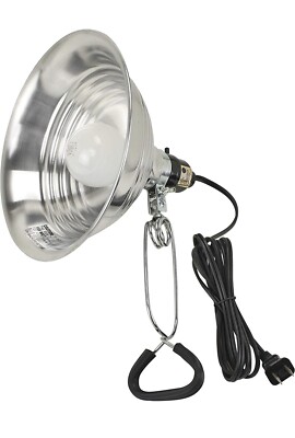 Prime CL050506 Reflector Clamp Lamp w/6-feet 18/2 SPT-2 Cord, 8.5 in., 100-Watt