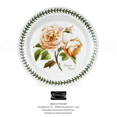 Portmeirion Botanic Roses Plateau de fruits Tamora Peach 20 cm - Photo 1/4