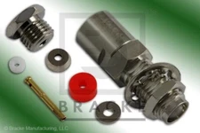 SMA Female Bulkhead Connector Clamp RG178, RG196 BM60376