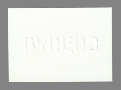 Carte  publicitaire - advertising card  -  Byredo