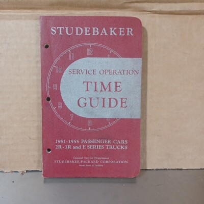 1951-1955 Studebaker Service Operation Time Guide