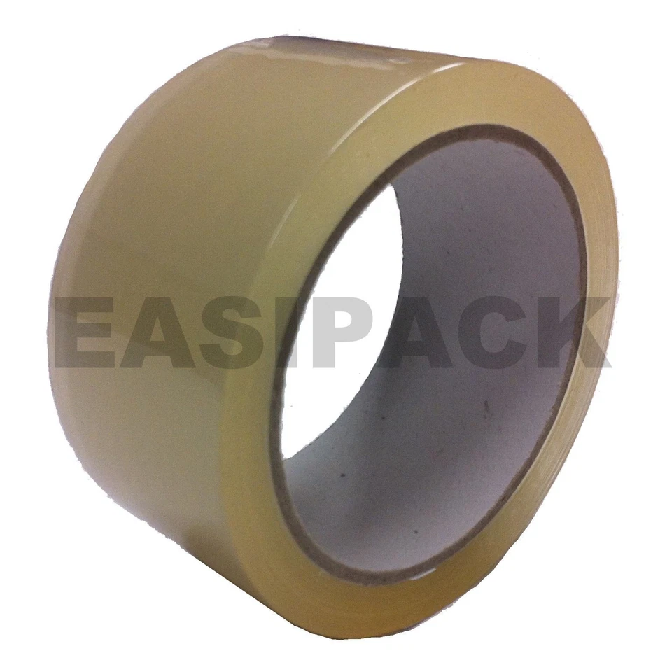 EASIPACK 36 x Packing strong economy parcel tape rolls 48mm x 66 Metre (2") CLEAR