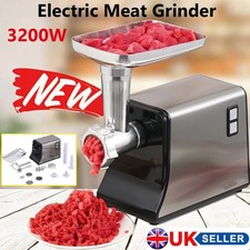 3200W Electric Meat Grinder Stainless Steel Mincer Machine Food Sausage Maker