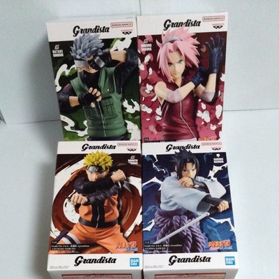 NEW Naruto Grandista Figure 4pcs Set Sasuke Sakura Kakashi