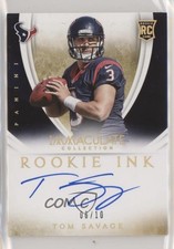 2014 Panini Immaculate Rookie Ink Gold 6/10 Tom Savage #24 Auto c7y