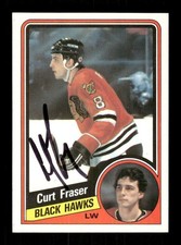 1984-85 Topps 29 Curt Fraser signed auto autograph BXCP39 ID: 103673