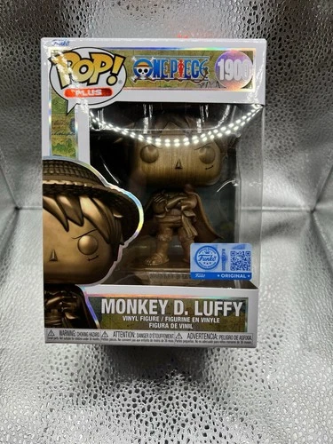 Funko Pop! Monkey D. Luffy #1900 One Piece Bronze Statue  Funko Shop Exclusive