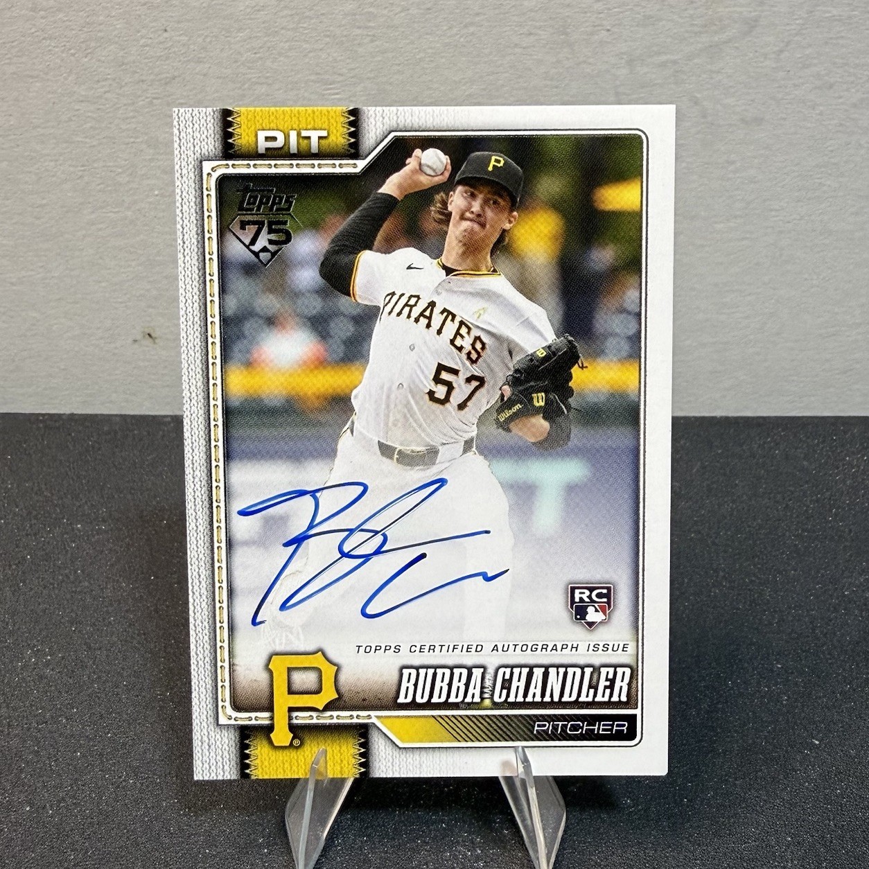 2026 Topps Series 1 Auto Bubba Chandler Real One RC #283 Rookie Card Autograph