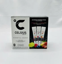 Celsius Essential Energy, Zero Sugar, Assorted Flavors, 30 Energy Powder Sticks