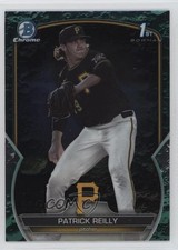 2023 Bowman Draft Chrome Aqua Lunar Crater Refractor /125 Patrick Reilly 2a9