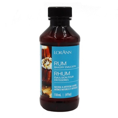 LorAnn Bakery Emulsionen natürliches & künstliches Aroma 4oz-Rum - 0806-0746