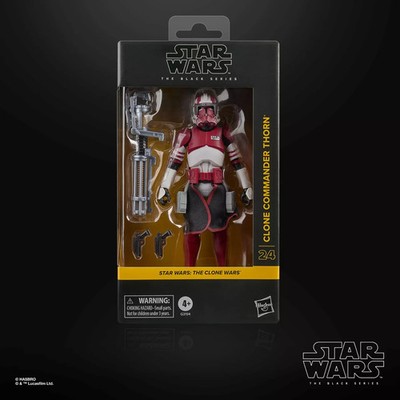 Hasbro Star Wars The Black Series Clone Commander Thorn 15 cm G3194 Neu