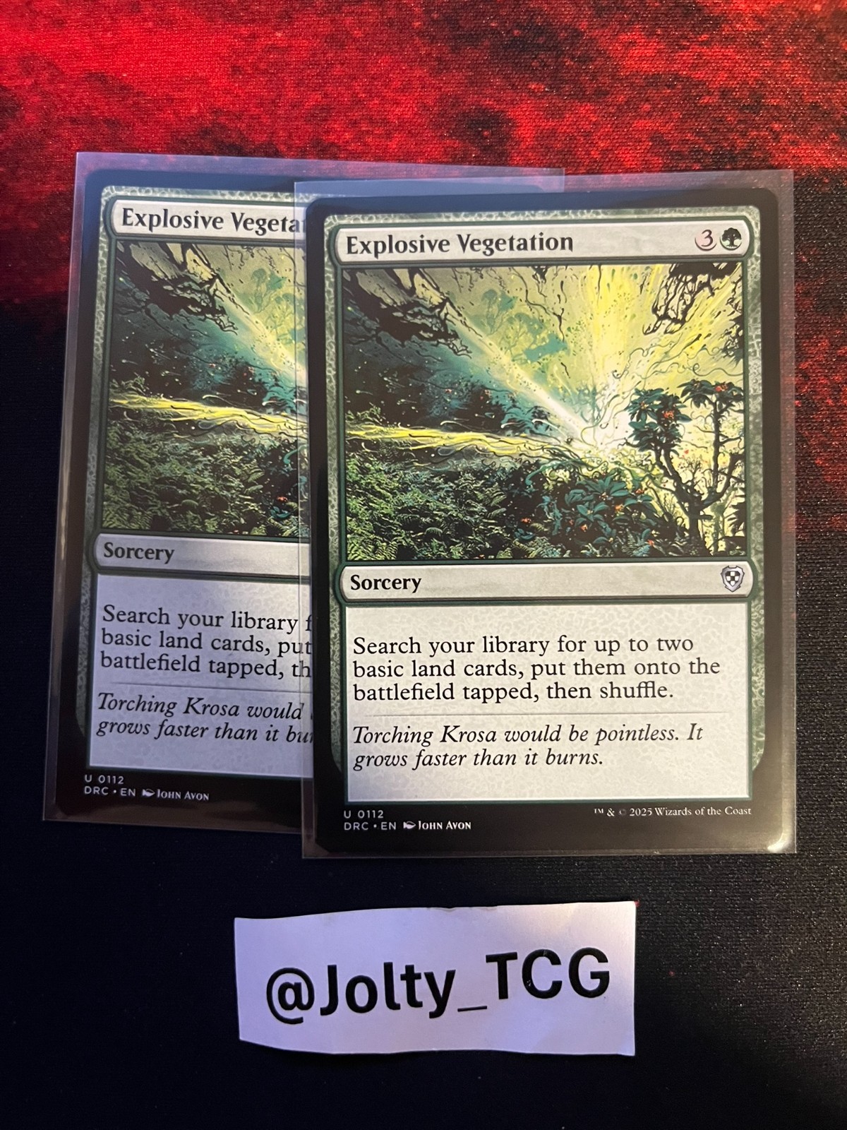 Explosive Vegetation Commander: Aetherdrift Regular