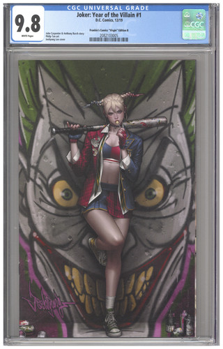 Joker Year of the Villain 1 CGC 9.8 Frankies Virgin Variant B Jeehyung Lee Cover