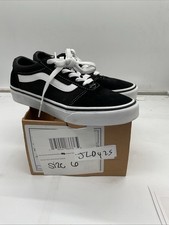 Vans Ward VN0A3IUN187 Sneakers Womens US 6D Black Canvas Skateboard Shoes JLO425