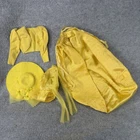 1986 Vintage Mattel Jewel Secrets Barbie Doll Fashion Pack #1861 Yellow 80s