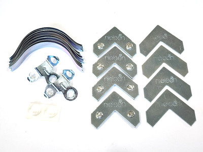 Metal Aluminum Picture Frame Hardware (bulk pack 5 sets for 5 frames) Nielsen 