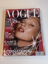 BRITISH VOGUE Magazine Kate Moss September 2000 Vintage British Fashion