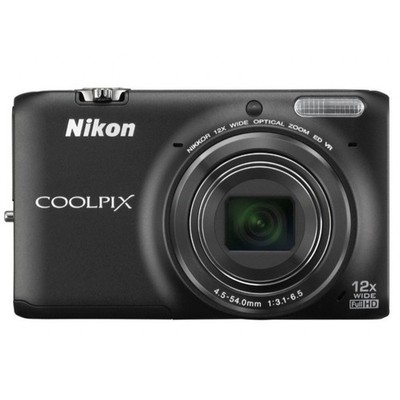 Nikon Coolpix S6500 Digitalkamera 16 MP, 12-fach optischer Zoom, Lächelerkennung