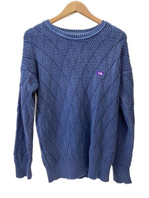 THE NORTH FACE PURPLE LABEL FIELD CREW NECK SWEATER (S) Cotton