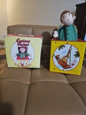 Schilling - Curious George - Tin Jack-In-The-Box - Original Box - Works