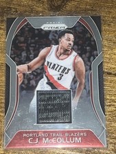 2017-18 Panini Prizm - Sensational Swatches C.J. McCollum #SW-CJ (MEM)