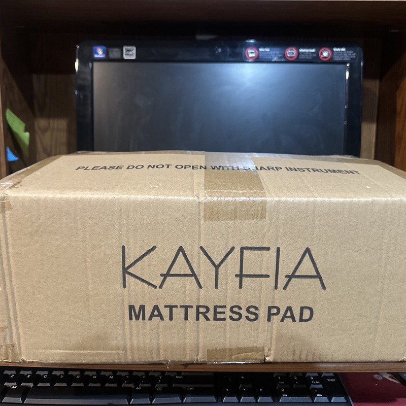 KAYFIA Full Mattress Topper,Extra Thick Mattress Pad Cover for Deep Sleep,3D+