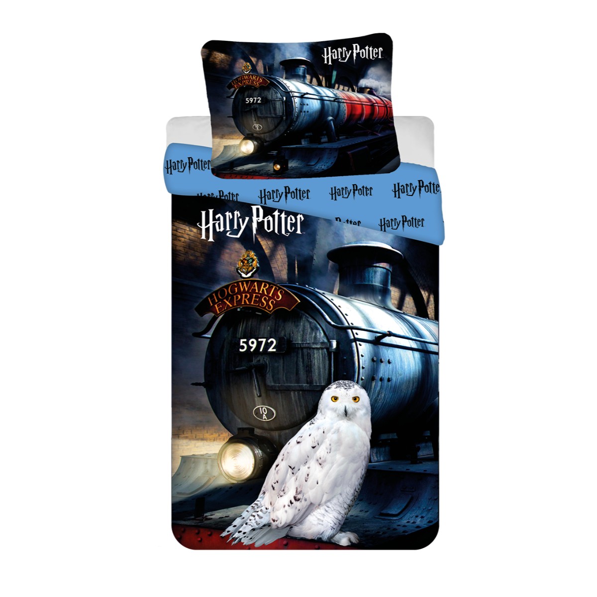 Harry Potter Baumwolle Bettwäsche 140x200 + 70x90 cm Hogwarts Design