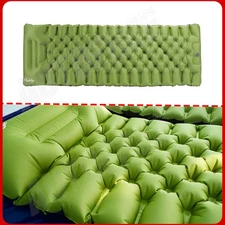 Camping Sleeping Pad Self-Inflating Mat w/ Pillow Air Mat Outdoor Mattress
